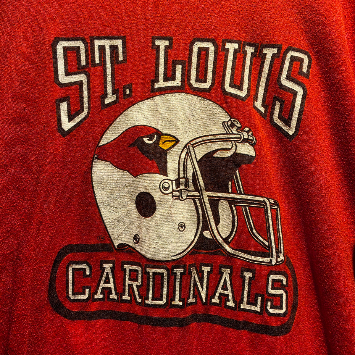 VTG 80's St. Louis Cardinals Football T-Shirt: Large