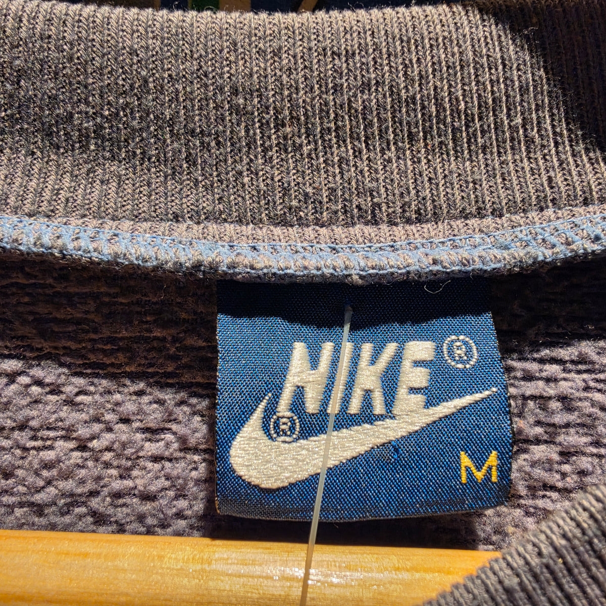 VTG 80's Nike 4 Color Toned Sweatshirt Blue Tag: Medium