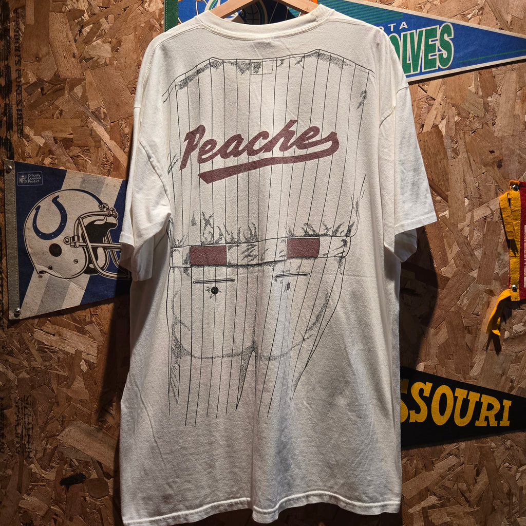 VTG A League Of Their Own Jersey Shirt Peaches Graphic T-Shirt Single Stitch USA: 2XL