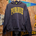 VTG Purdue University Boilermakers Black Hoodie BIKE Made In USA: Large