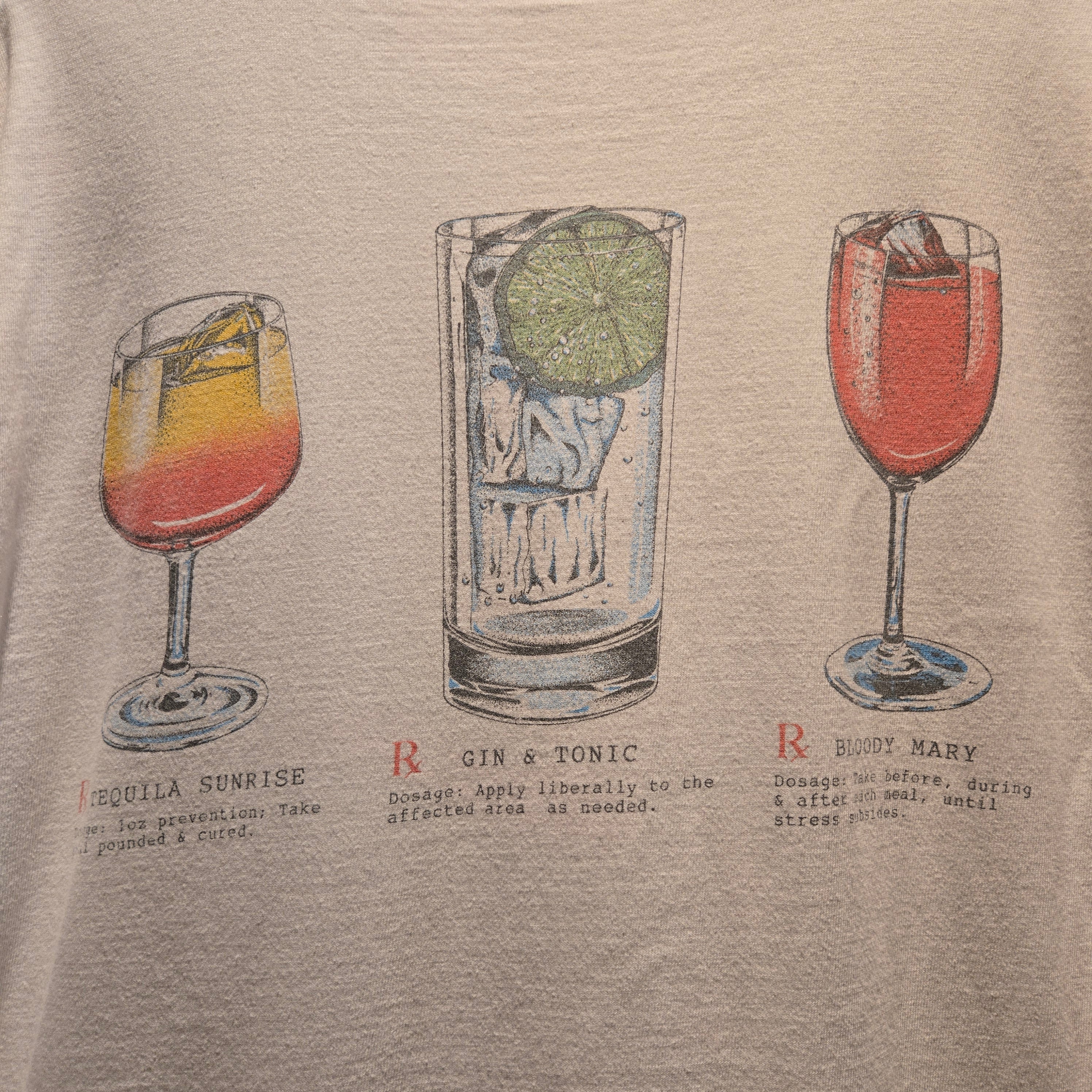 VTG Sanibel Island Mixed Drinks Association Graphic T-Shirt: XL