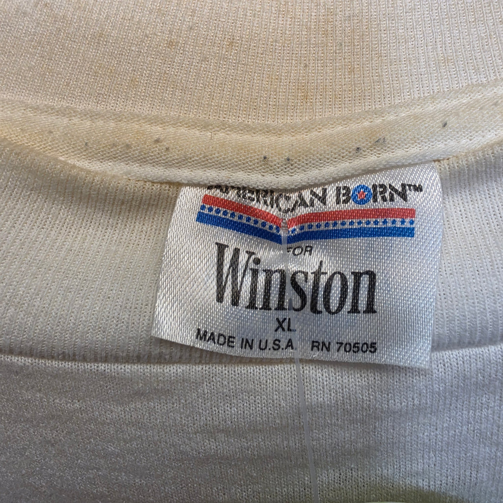 VTG Nascar Winston Cup Pocket Long Sleeve Double Sided T-Shirt: XL