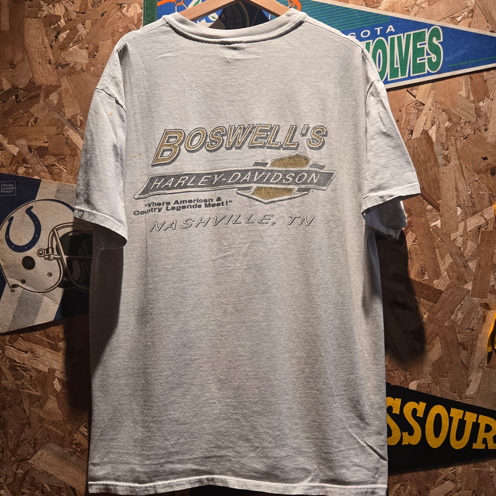 VTG 1998 Harley Davidson 95th Anniversary Gray T-Shirt: XL