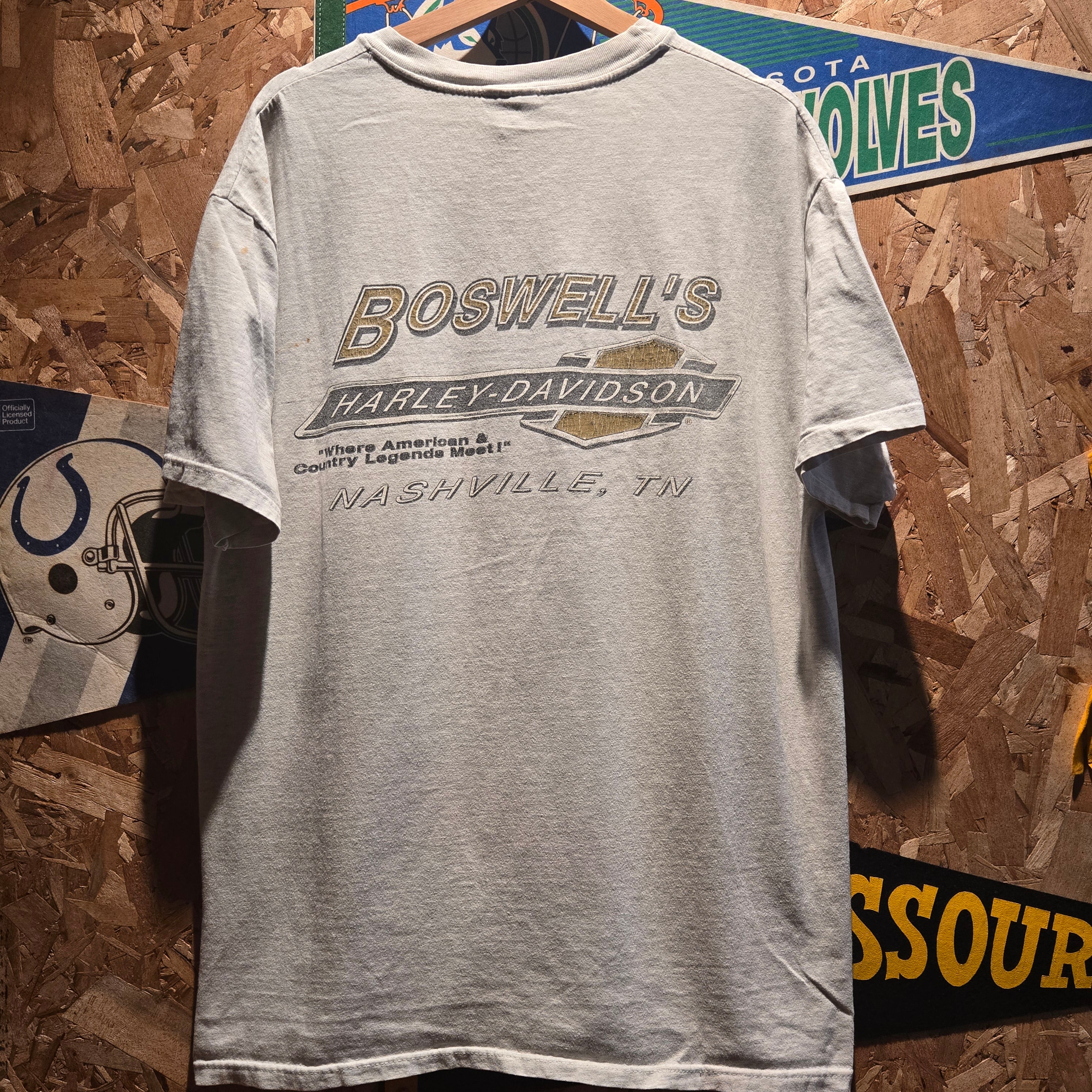 VTG 1998 Harley Davidson 95th Anniversary Gray T-Shirt: XL
