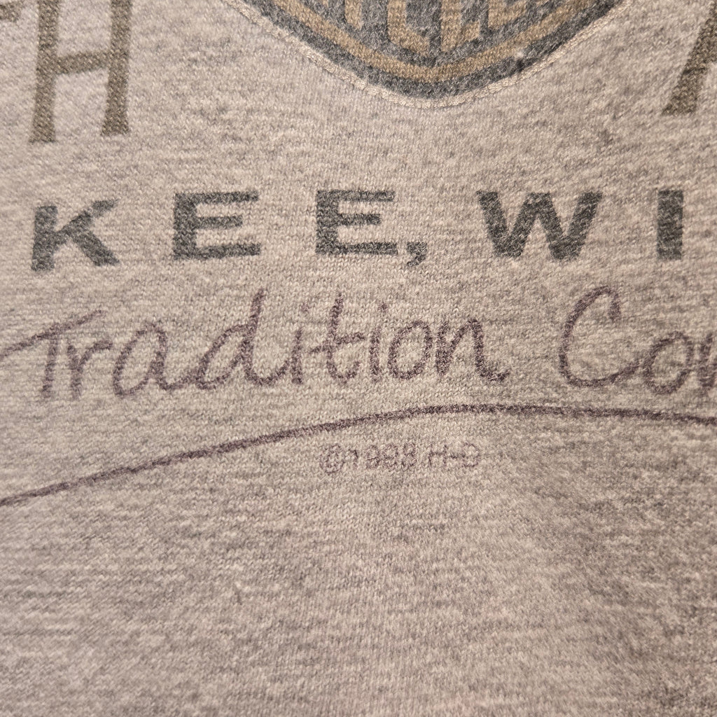 VTG 1998 Harley Davidson 95th Anniversary Gray T-Shirt: XL