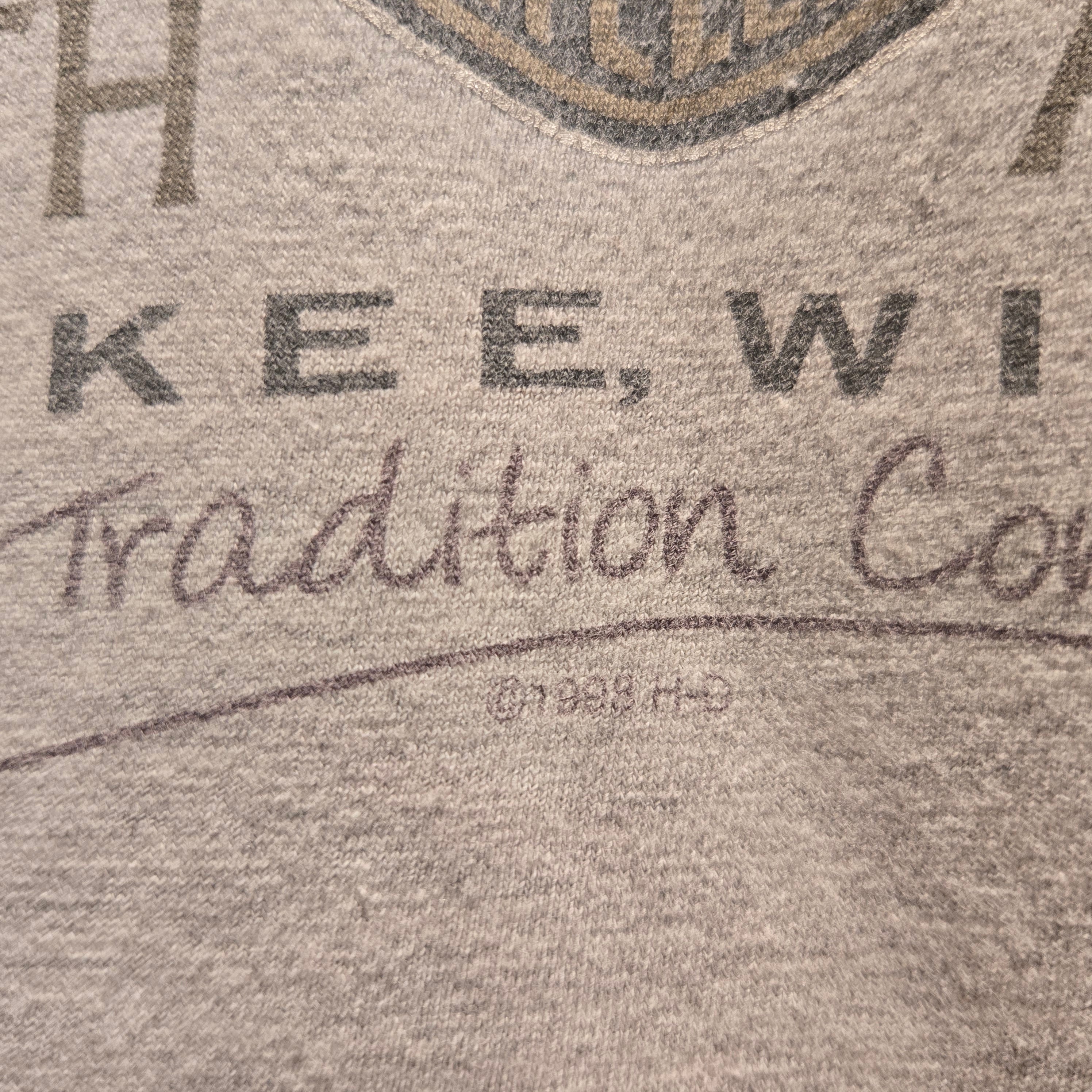 VTG 1998 Harley Davidson 95th Anniversary Gray T-Shirt: XL