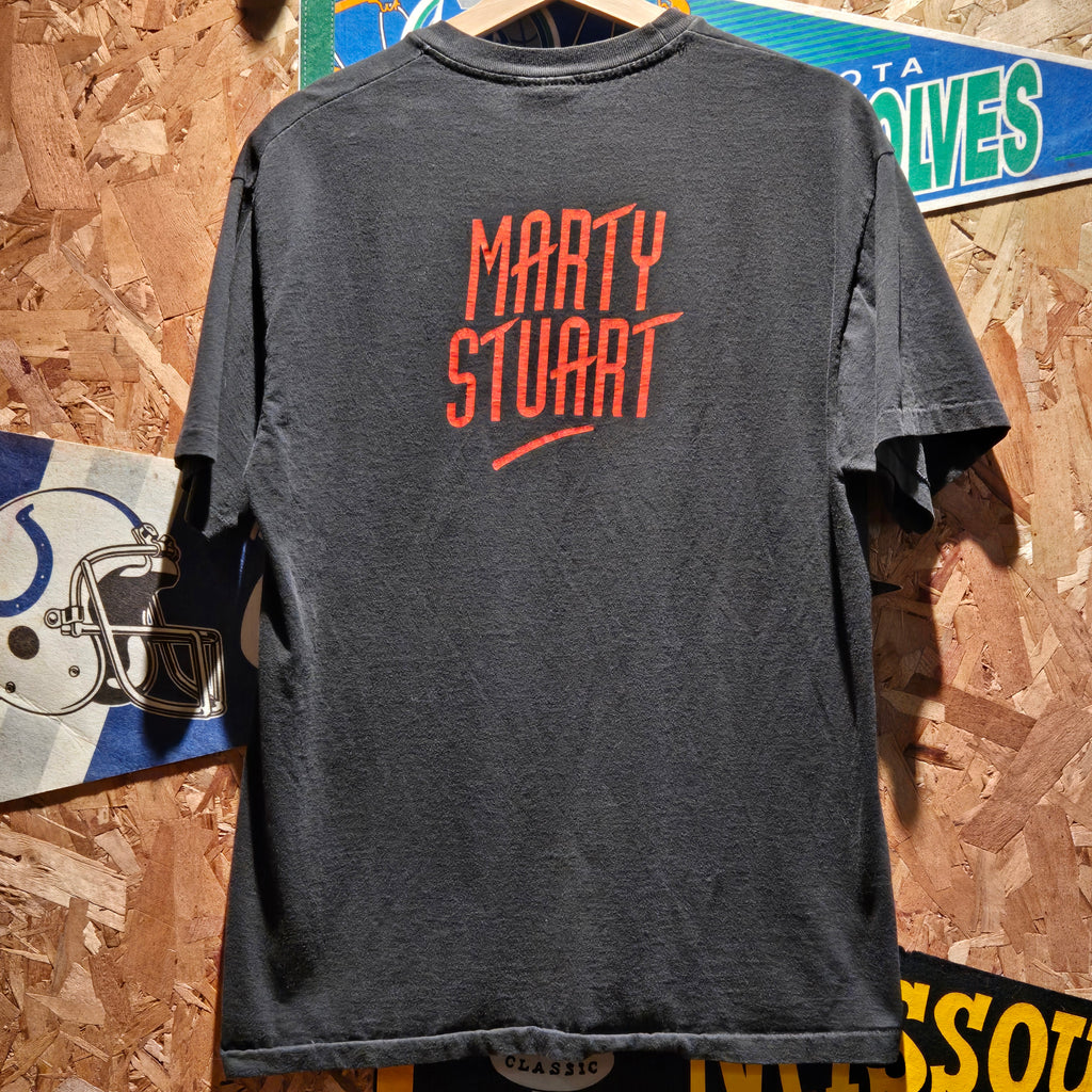 VTG 1992 Marty Stuart Black T-Shirt Hanes: Medium