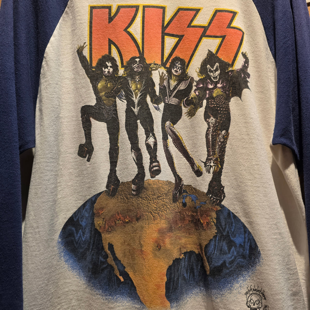 VTG RARE Kiss Alive/Worldwide Tour 96’ Shirt Raglan EUC: XL
