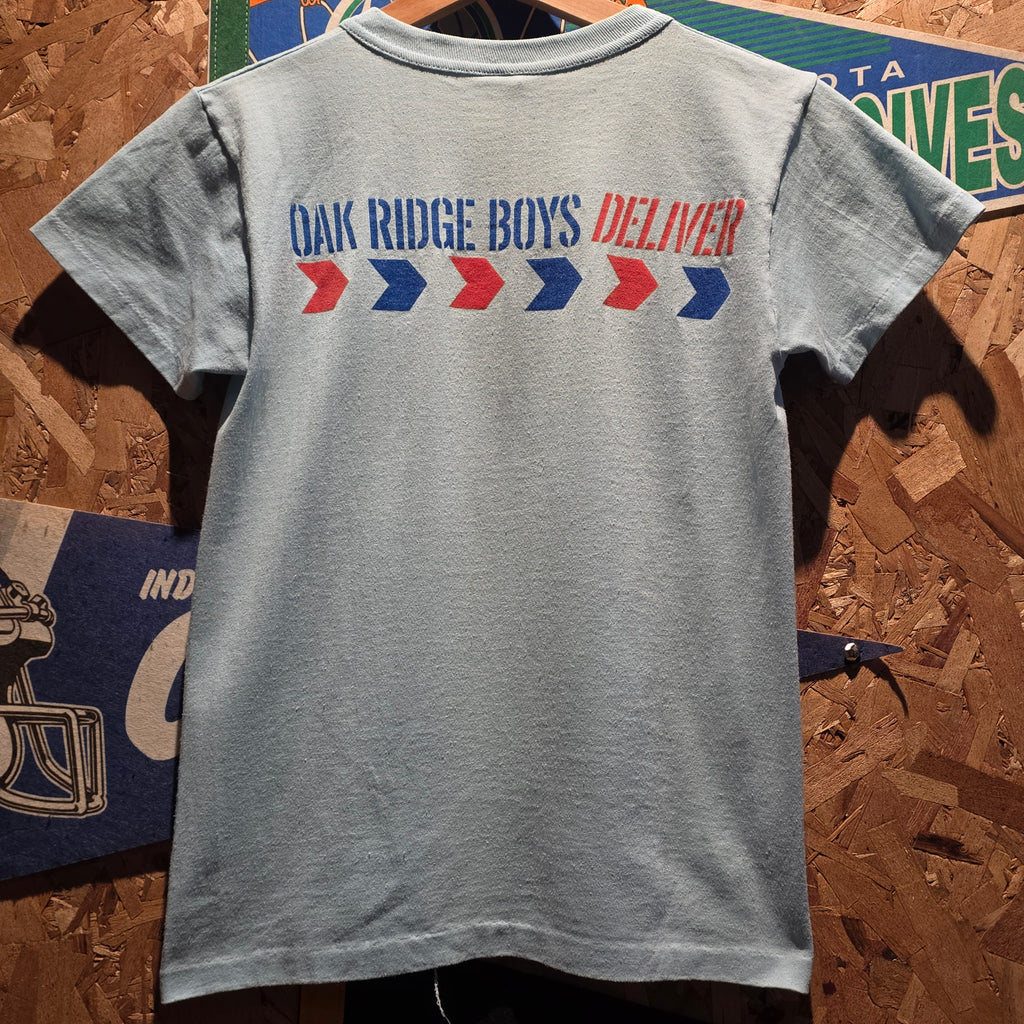 VTG 80's Oak Ridge Boys Deliver Graphic Tour T-Shirt: Small