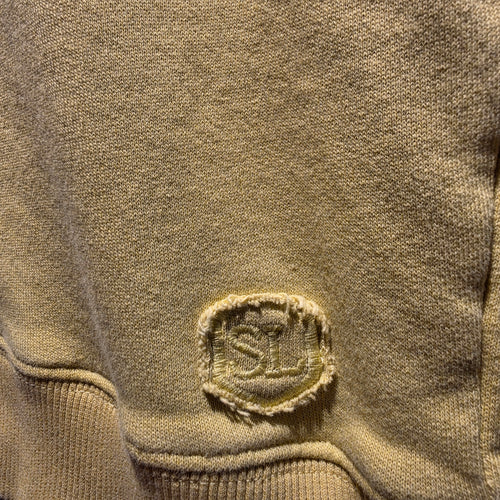 Saint Laurent Paris Lime Yellow Pullover Hoodie Designer: Small