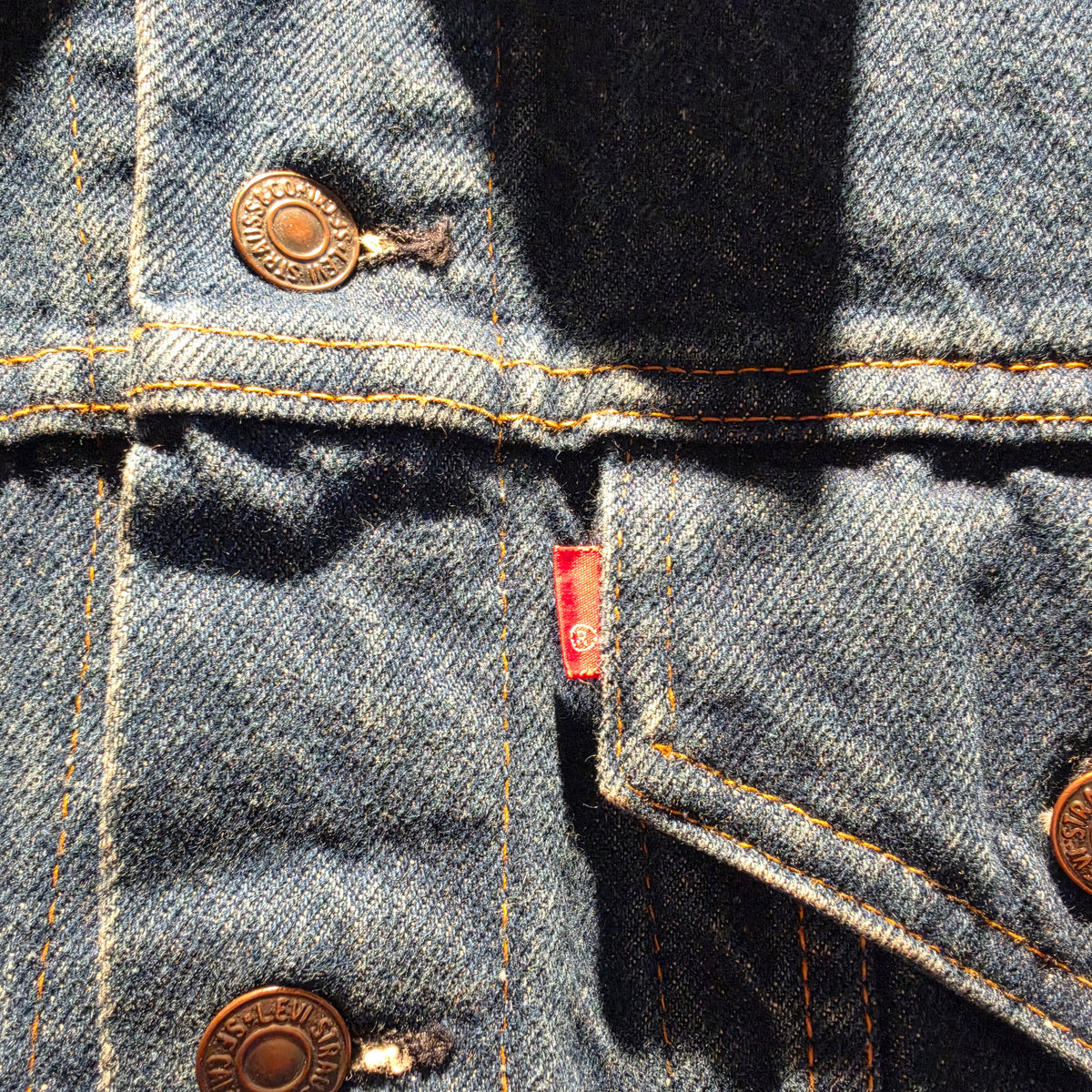 VTG Levi's Trucker Jacket Made In USA 70505-0217: M/L