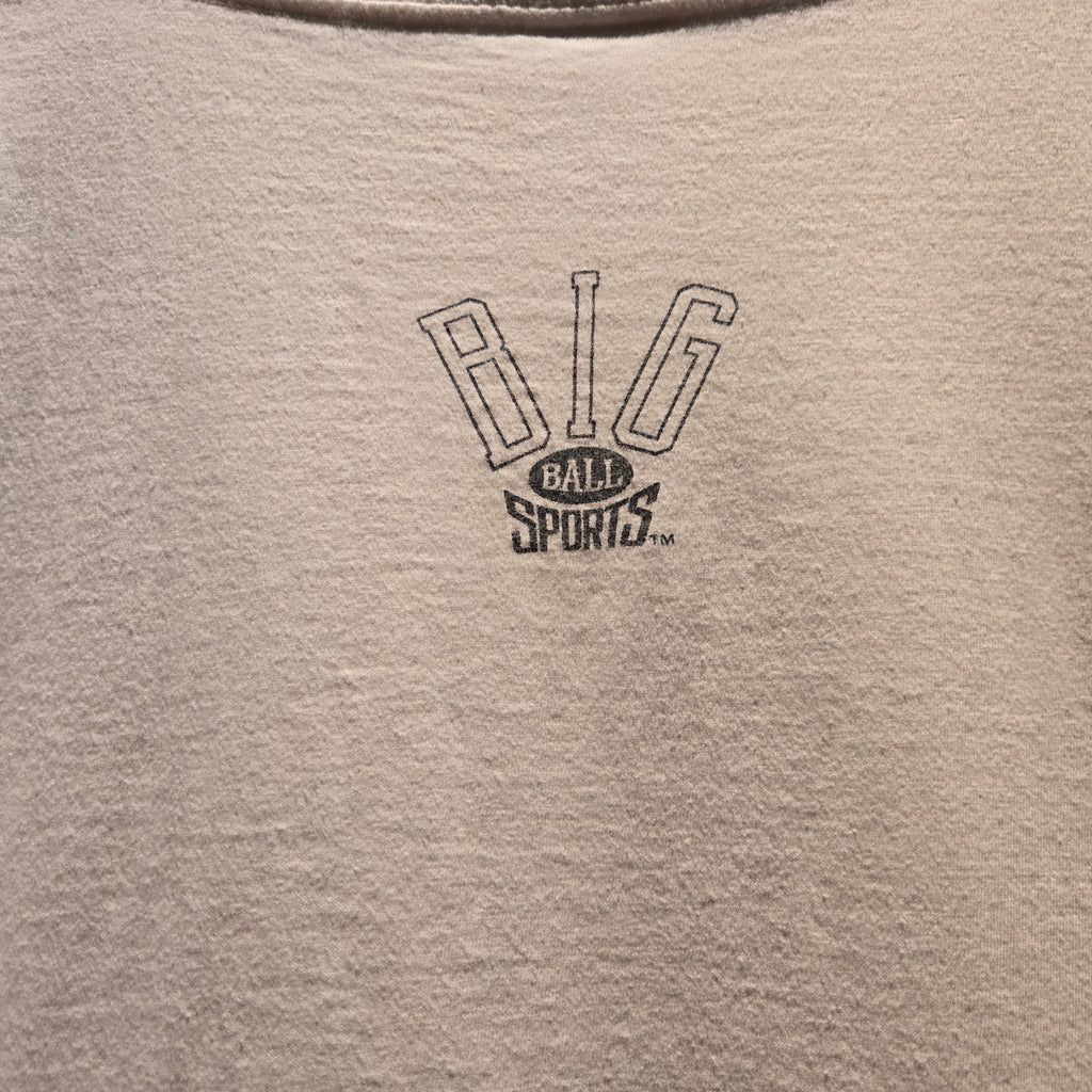 VTG 1994 Big Ball Sports Baseball Is Life Graphic T-Shirt: XL