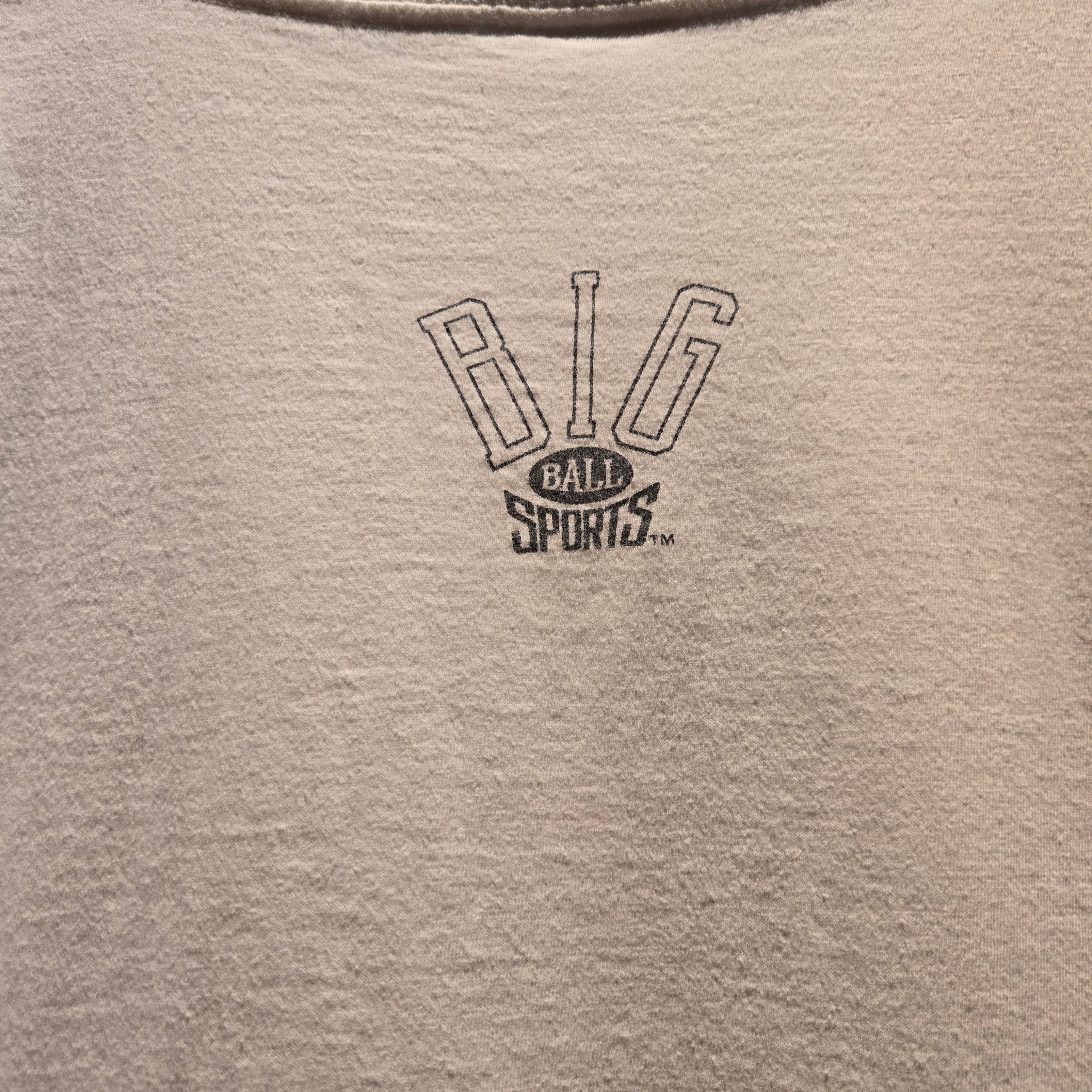 VTG 1994 Big Ball Sports Baseball Is Life Graphic T-Shirt: XL