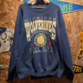 VTG 1993 Michigan Wolverines Rose Bowl Champions Navy Sweatshirt: XXL