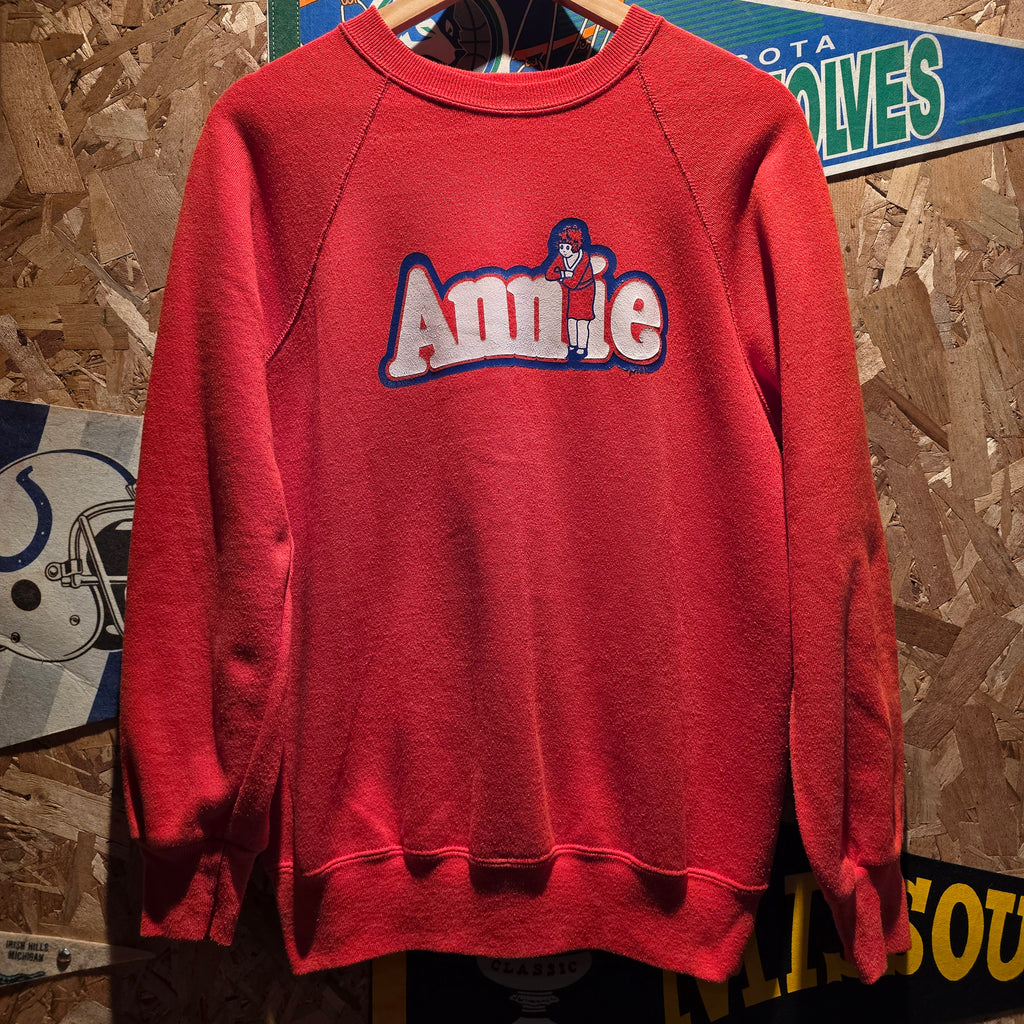 VTG 80's Annie Red Crewneck: Large