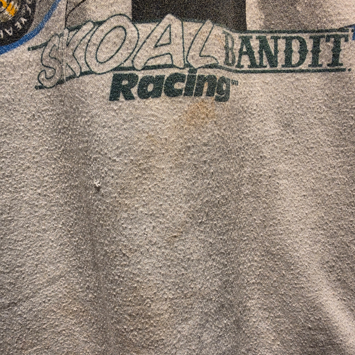 VTG 1987 NASCAR Harry Gant Skoal Bandits Racing White Graphic T-Shirt: Large