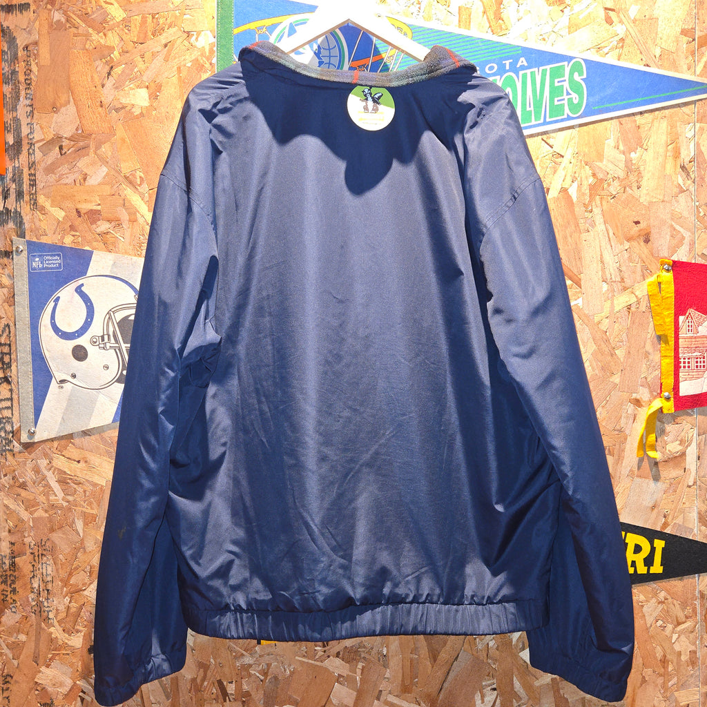 VTG POLO Ralph Lauren GOLF Plaid Reversible Windbreaker & Fleece Jacket: XL