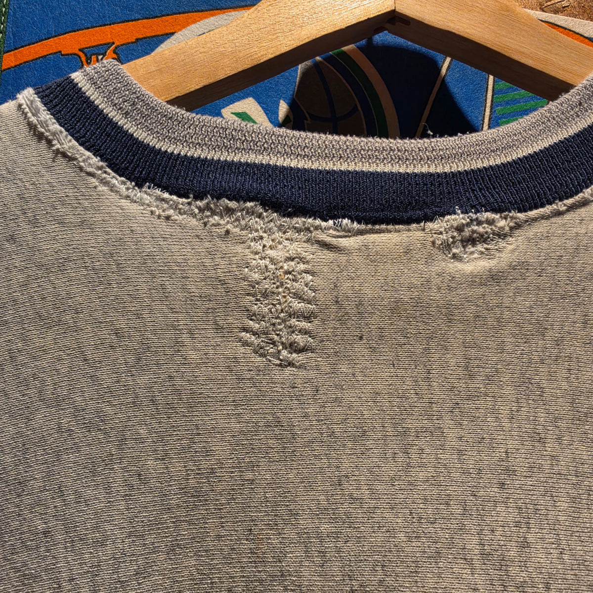 VTG Dallas Cowboys Huge Spellout Sweatshirt Grey Star