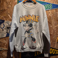 VTG Velva Sheen Disney Minne Mouse Grey Sweatshirt: XL