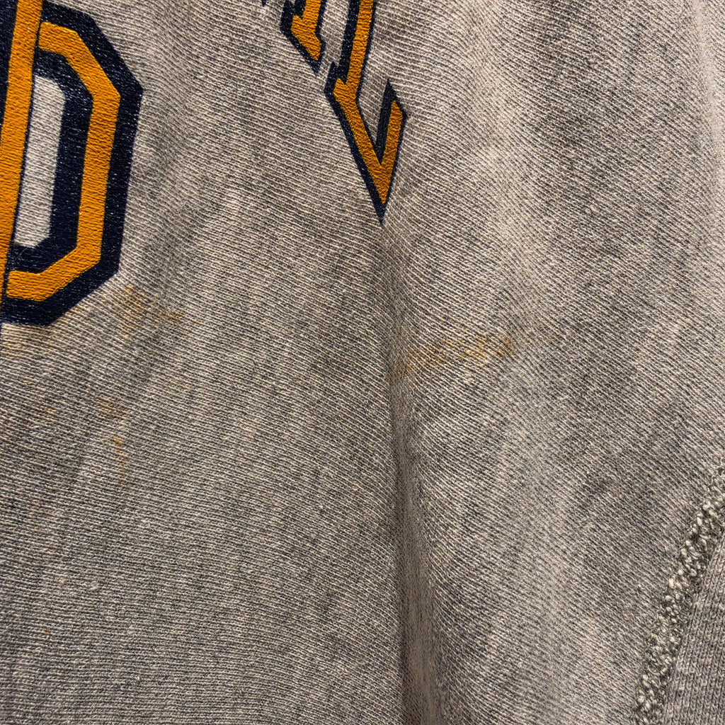 VTG Champion Reverse Weave  Notre Dame Pullover Grey Sweatshirt: XL