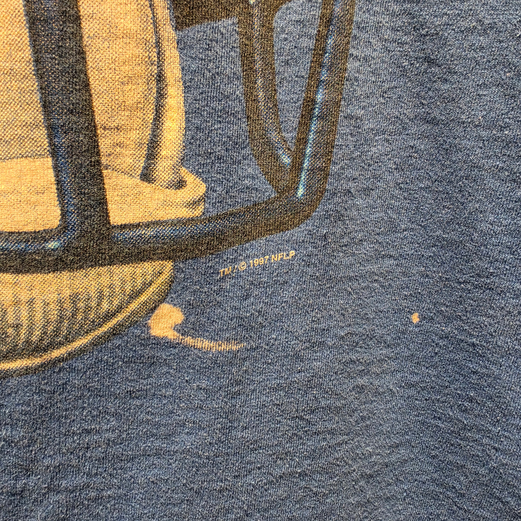 VTG 1997 Indianapolis Colts Blue T-Shirt Lee Sports: XL