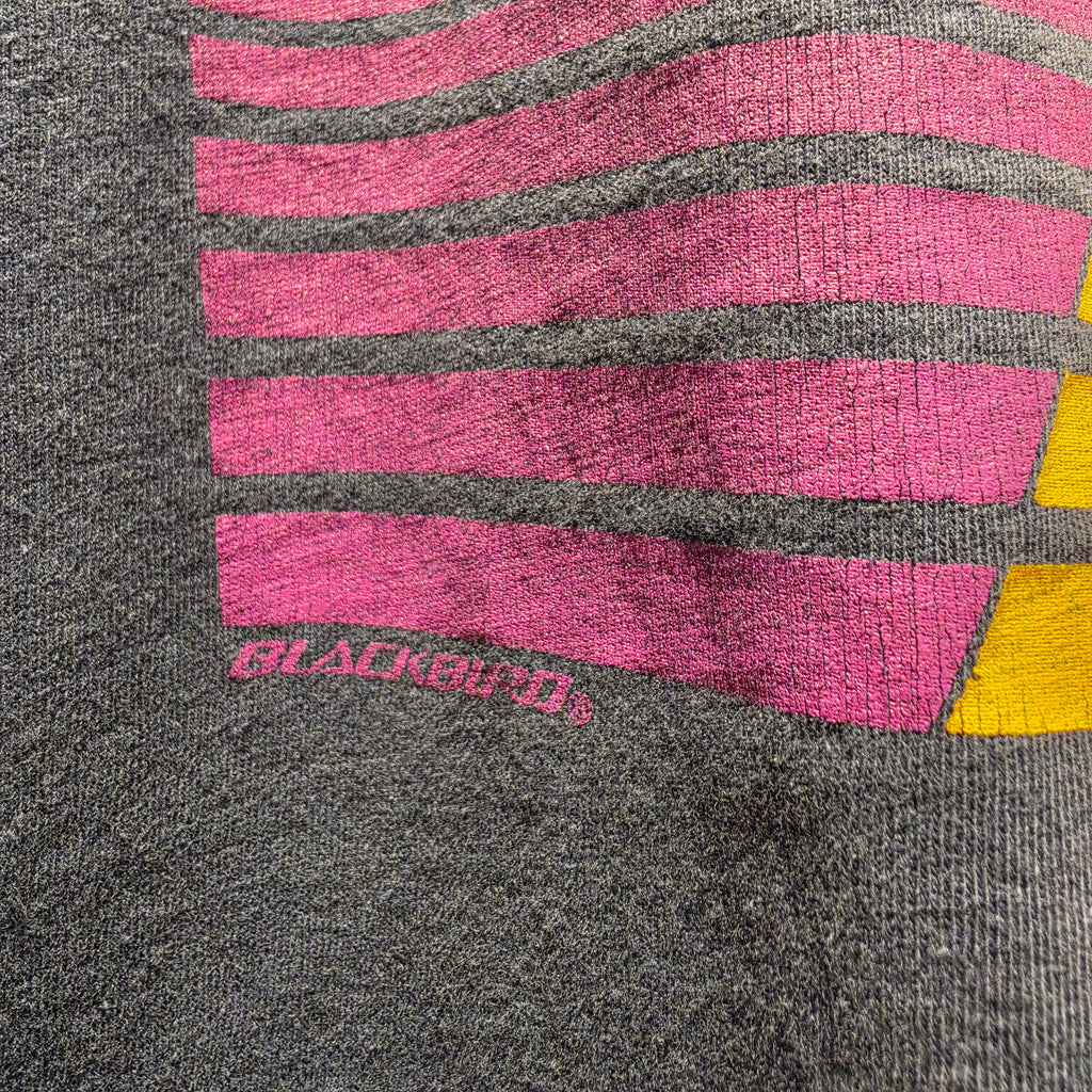 VTG Blackbird 1980s B-1B Strategic Bomber T-Shirt Single Stitched: Large