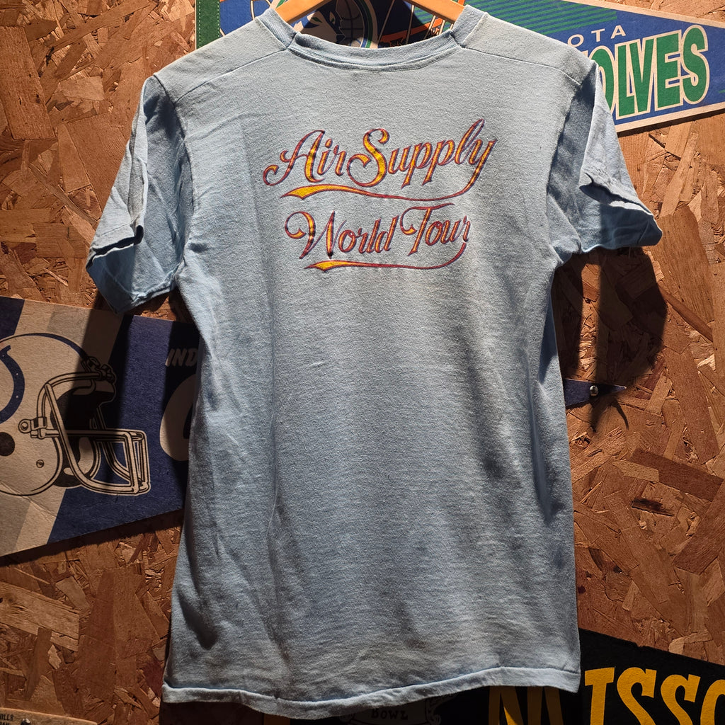 VTG 1982 Air Supply World Tour Graphic T-Shirt: Small