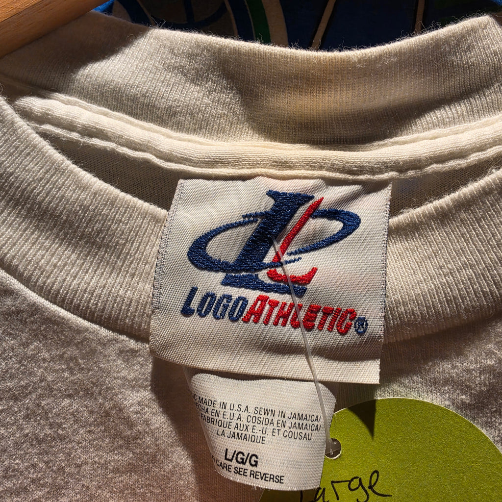 VTG Logo Athletic 90's Indiana Special Olympics Volunteer Graphic T-Shirt: Large