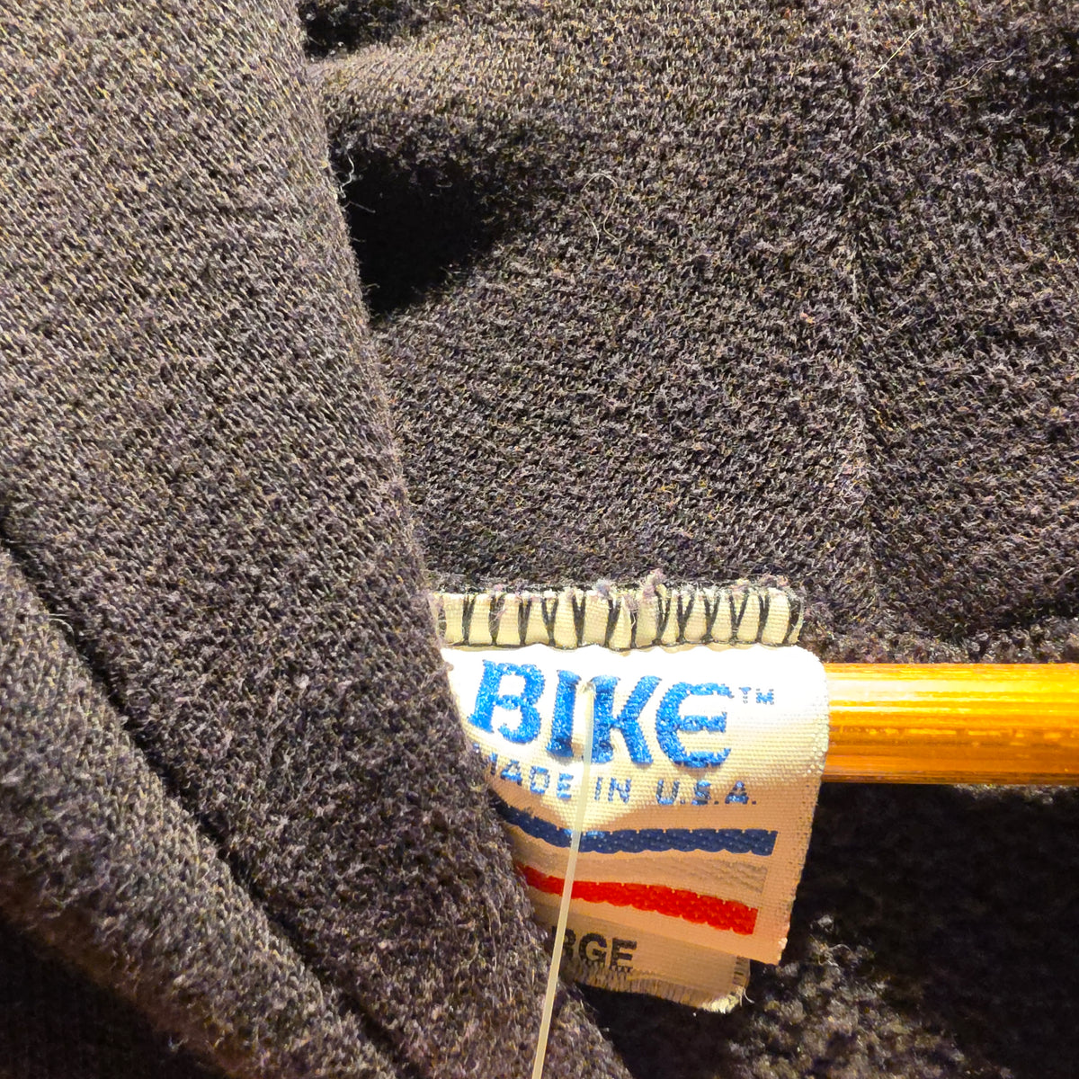 VTG Purdue University Boilermakers Black Hoodie BIKE Made In USA: Large