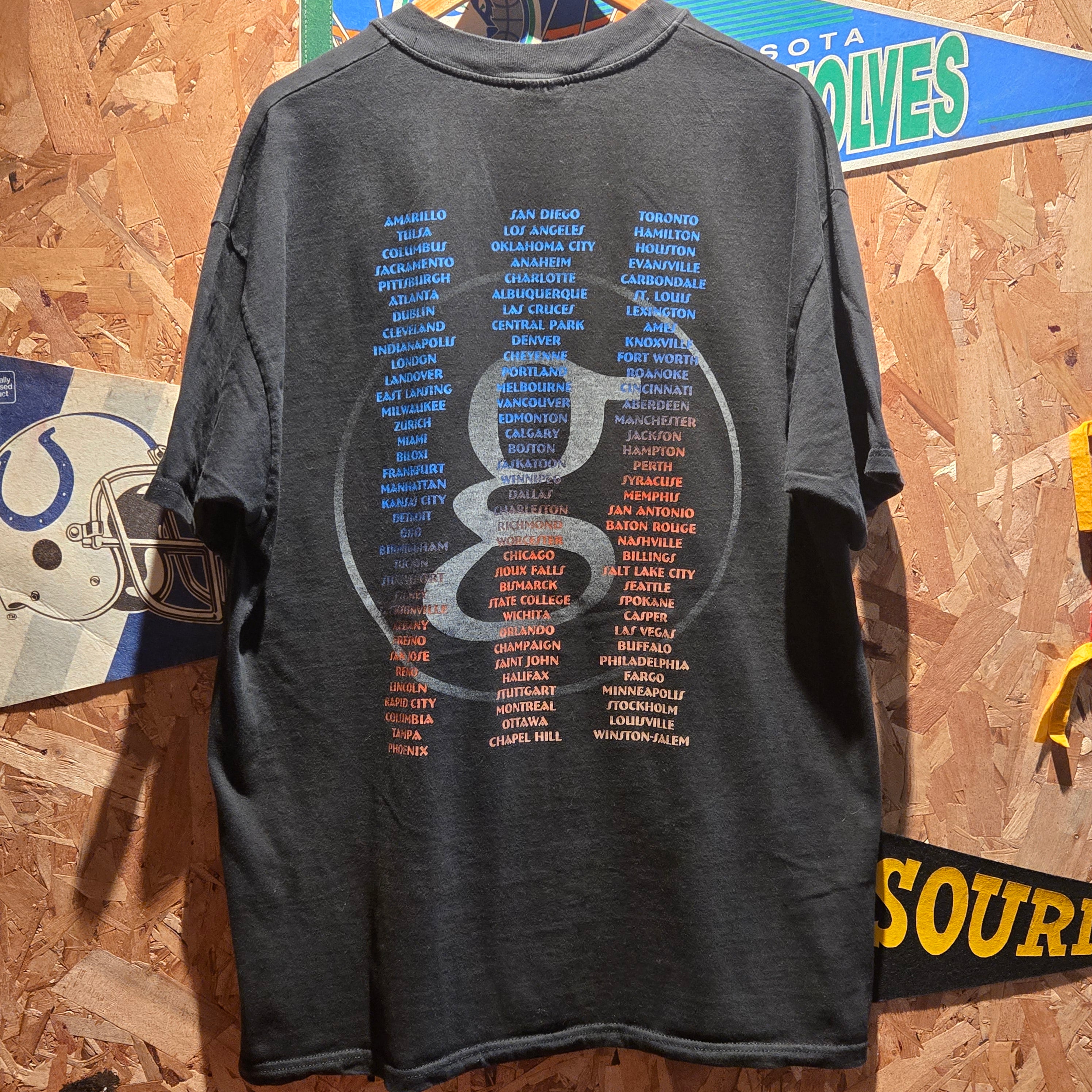 VTG 1998 Garth Brooks Band Tee Black T-Shirt Country: XL
