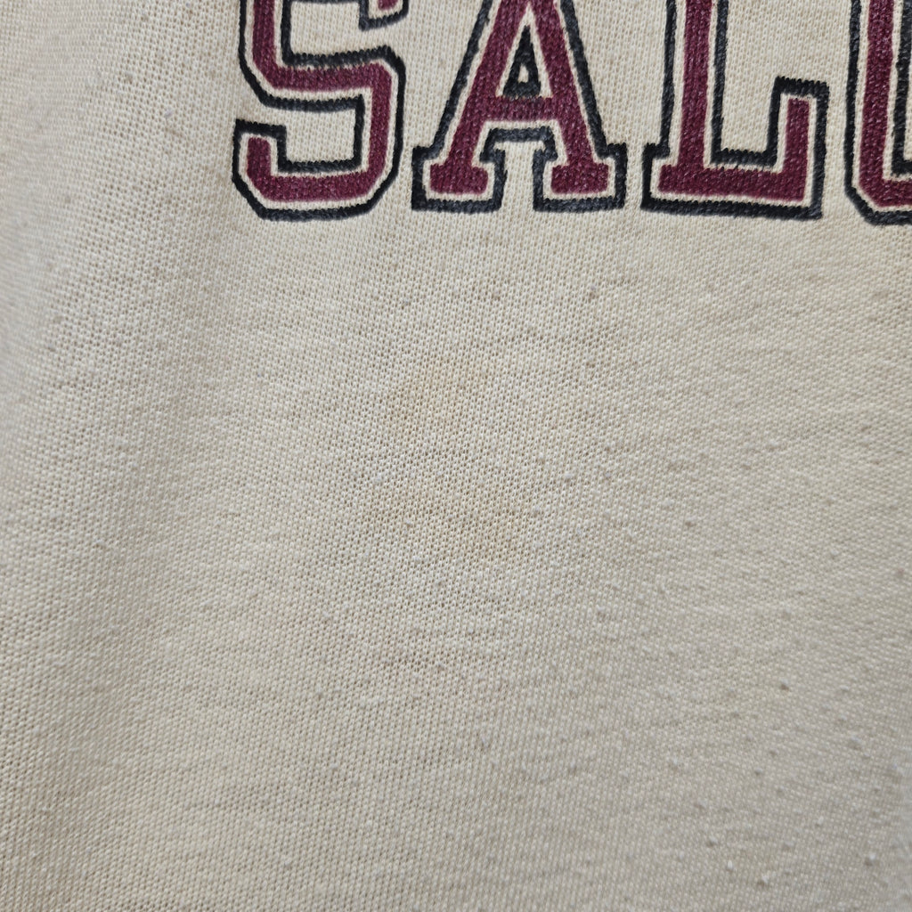 VTG 80's Southren Illinois University 3/4 Sleeve T-Shirt Salukis: Large
