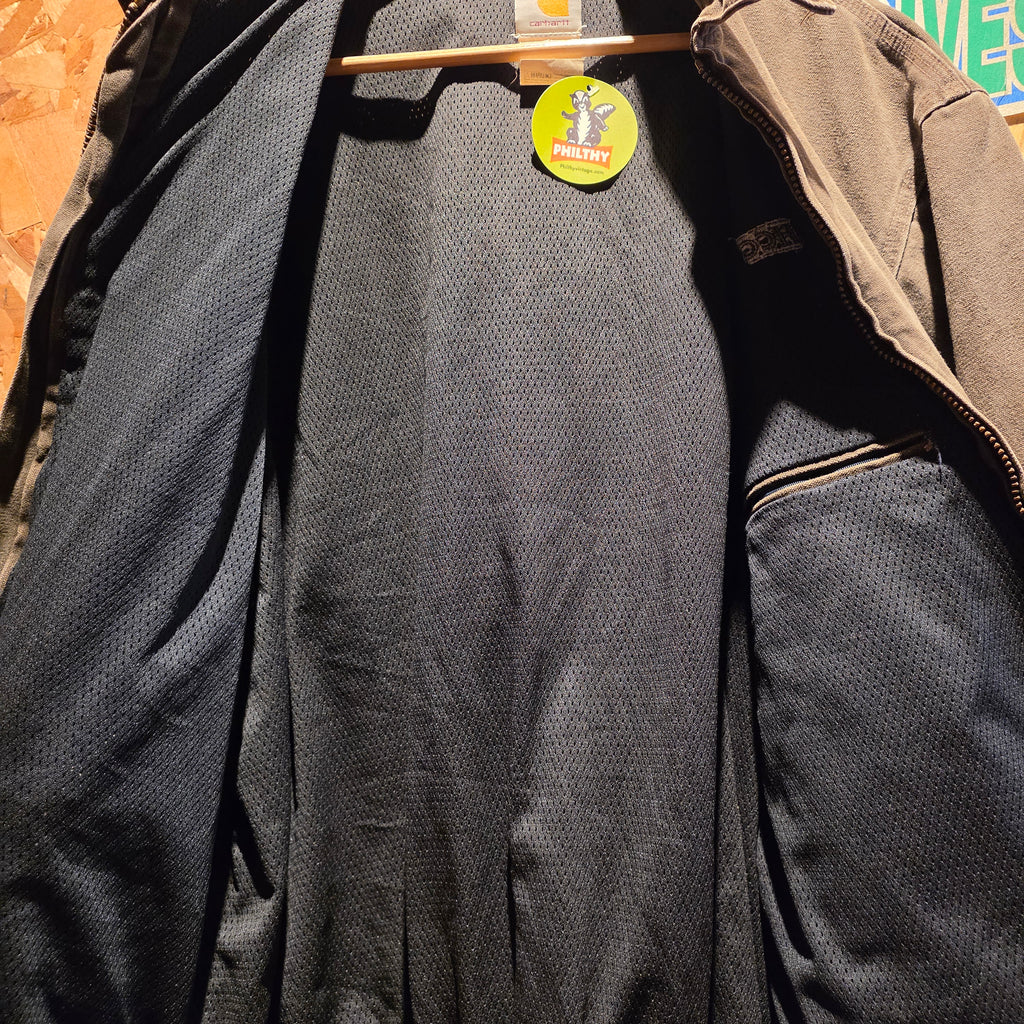 VTG Carhartt Jacket J102 TMB Men Faded Timber Brown Santa Fe RARE: XL