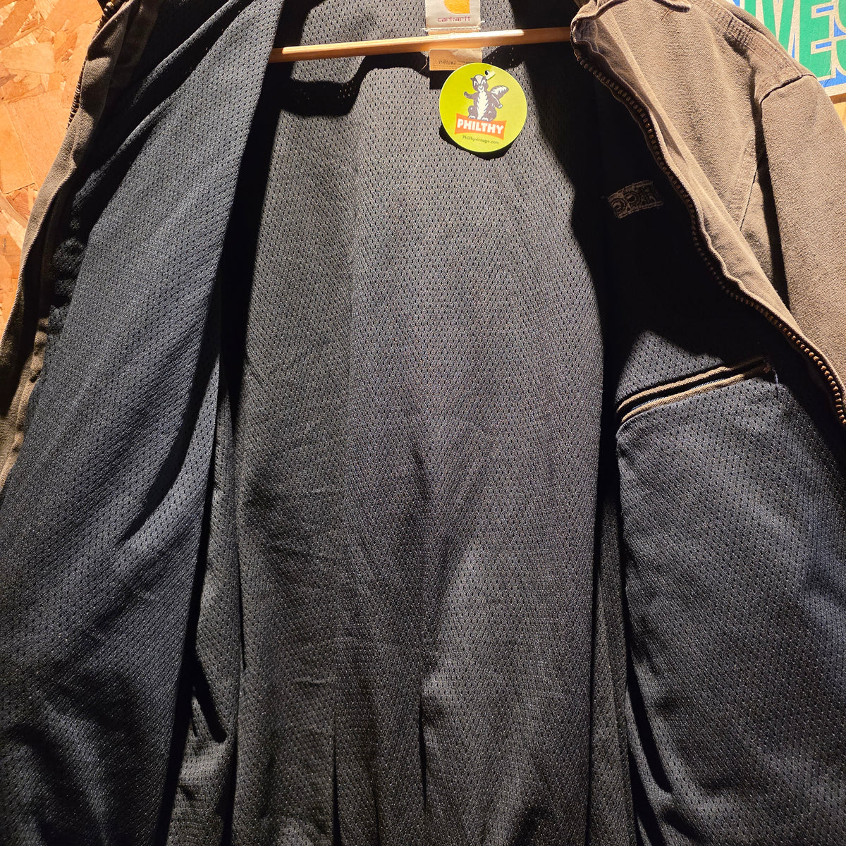 VTG Carhartt Jacket J102 TMB Men Faded Timber Brown Santa Fe RARE: XL