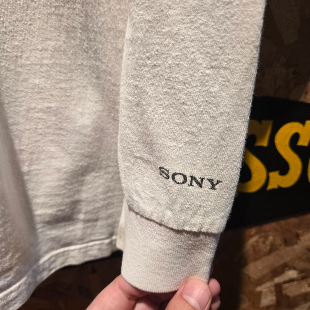 VTG Sony Promo Long Sleeve Graphic T-Shirt Where The Music Takes You: Large