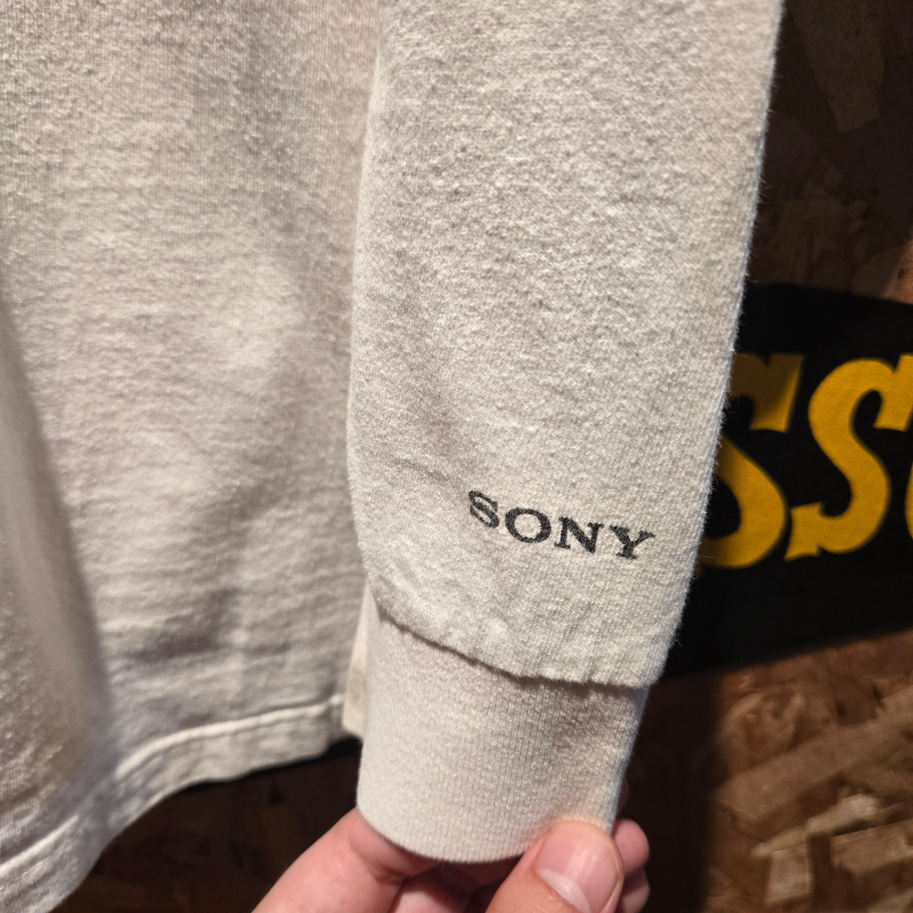 VTG Sony Promo Long Sleeve Graphic T-Shirt Where The Music Takes You: Large