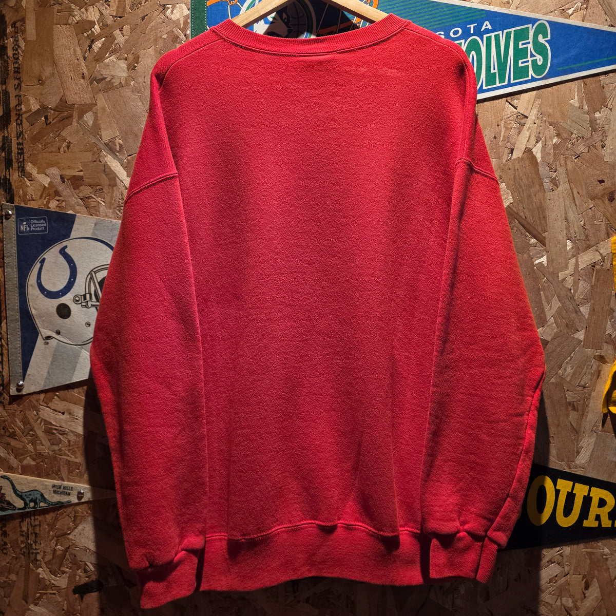 VTG Lee Sport Indiana University Hoosiers Red Crewneck: XL