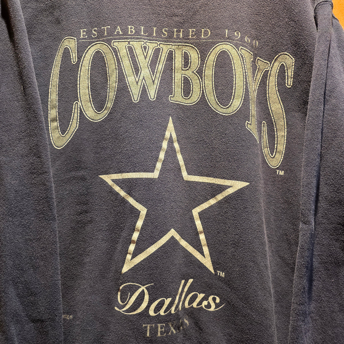 VTG 1995 Dallas Cowboys Nutmeg Blue Sweatshirt: Medium