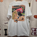 VTG Xtreme Super Bike Babe " In Search Of Curves" Graphic T-Shirt: XL