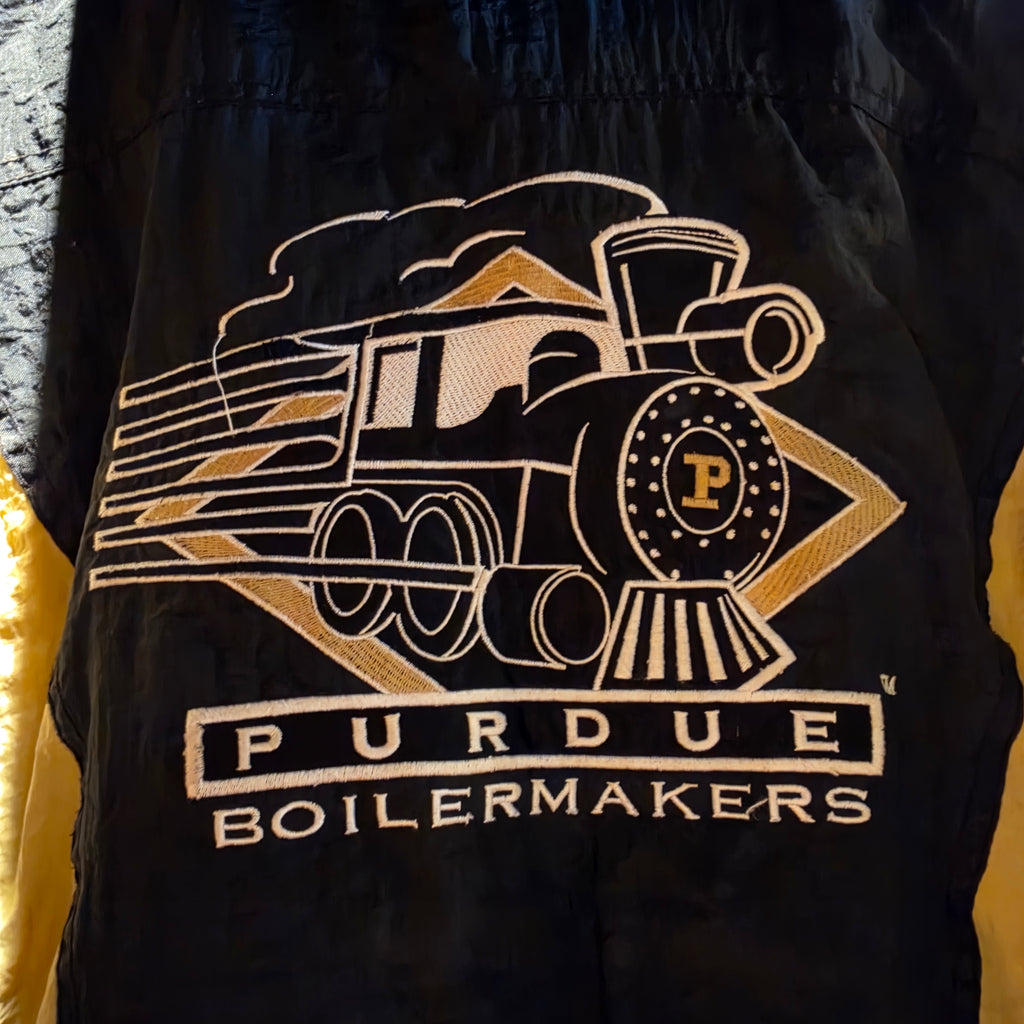 VTG Youth Purdue Starter 1/2 Zip Puffer Jacket: Medium
