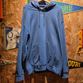 VTG 90'S Y2K Nike Center Swoosh Blue Pullover Hoodie: XL