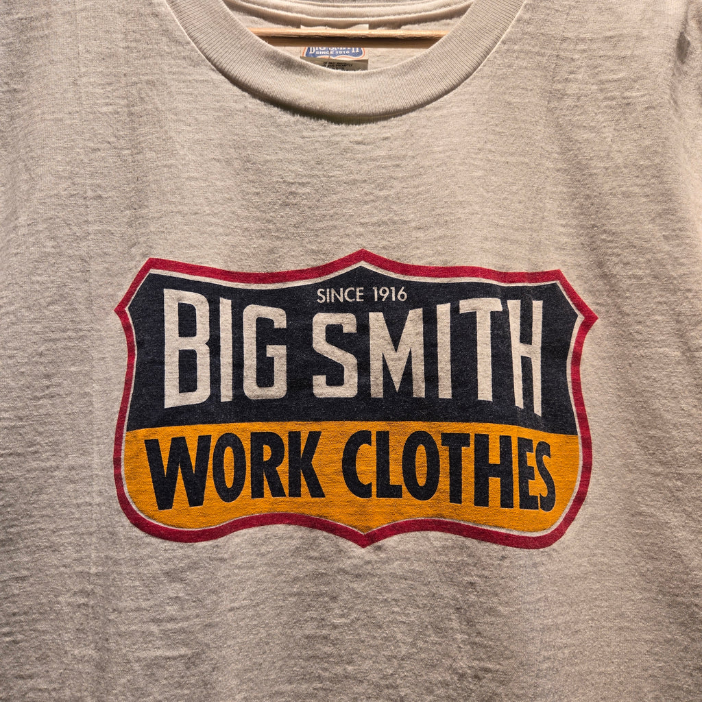 VTG 90's Big Smith Work Clothes Graphic T-Shirt White: Medium