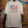 Vintage 90's The Aussie Company Thick Cotton USA Olympic Team T-Shirt Hockey: XL