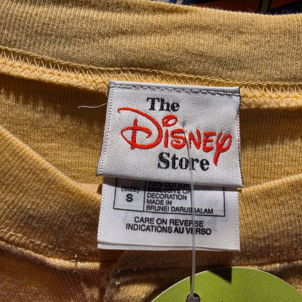 VTG Tiger & Eeyore Disney Store Buttoned T-Shirt Embroidered: Small