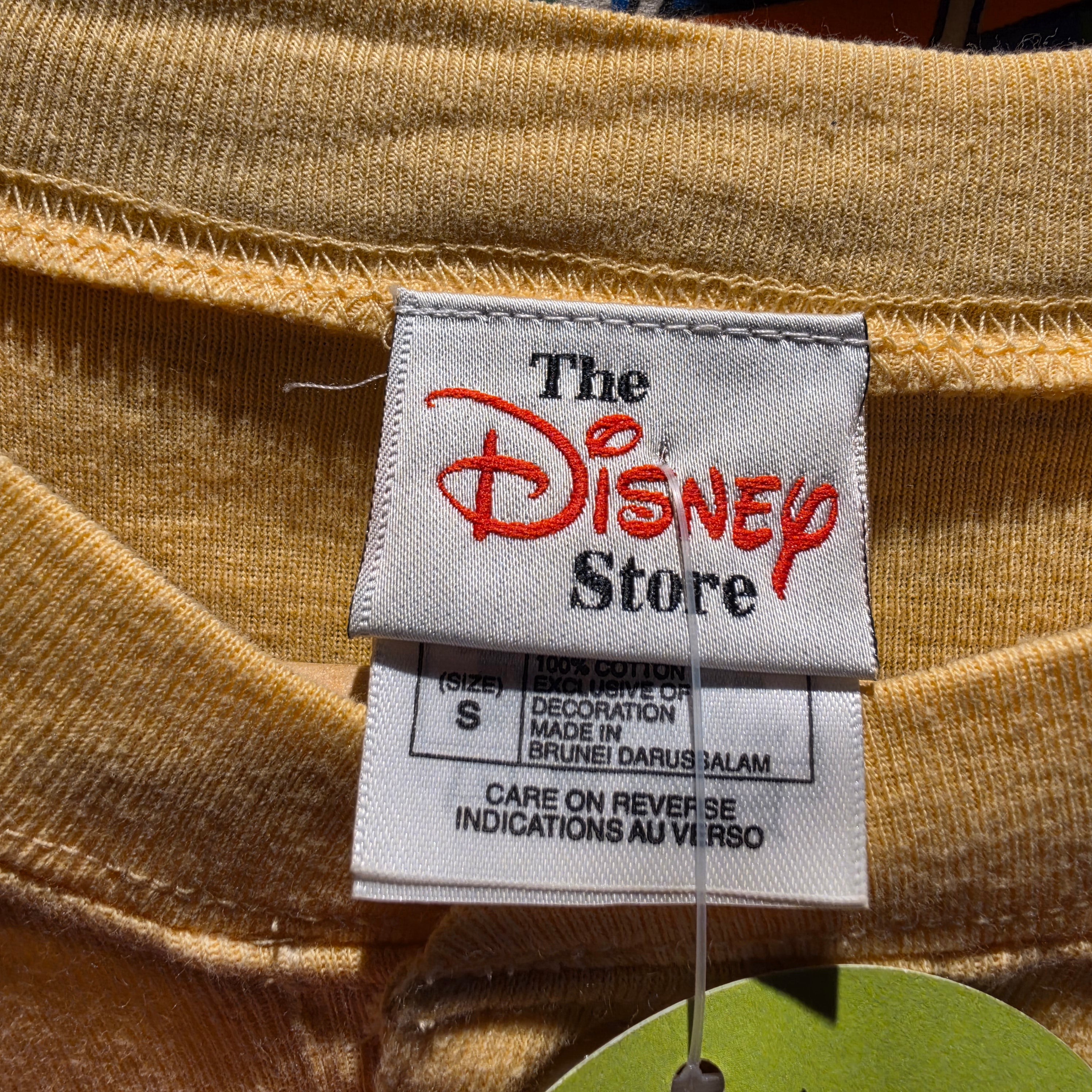 VTG Tiger & Eeyore Disney Store Buttoned T-Shirt Embroidered: Small