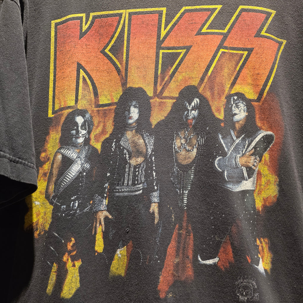VTG 96,97 Kiss Alive Worldwide TourT-Shirt Black: XL