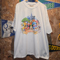 VTG 2000 Y2K Disney Mickey Mouse Minnie Mouse Doubl3 Sided T-Shirt: XL