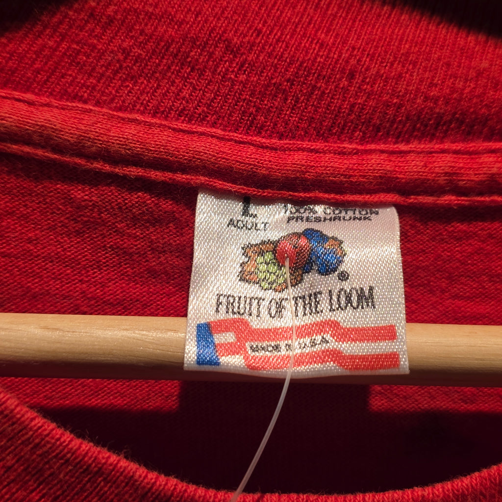 VTG 90's Ball State University Cardinals Red T-Shirt: Large