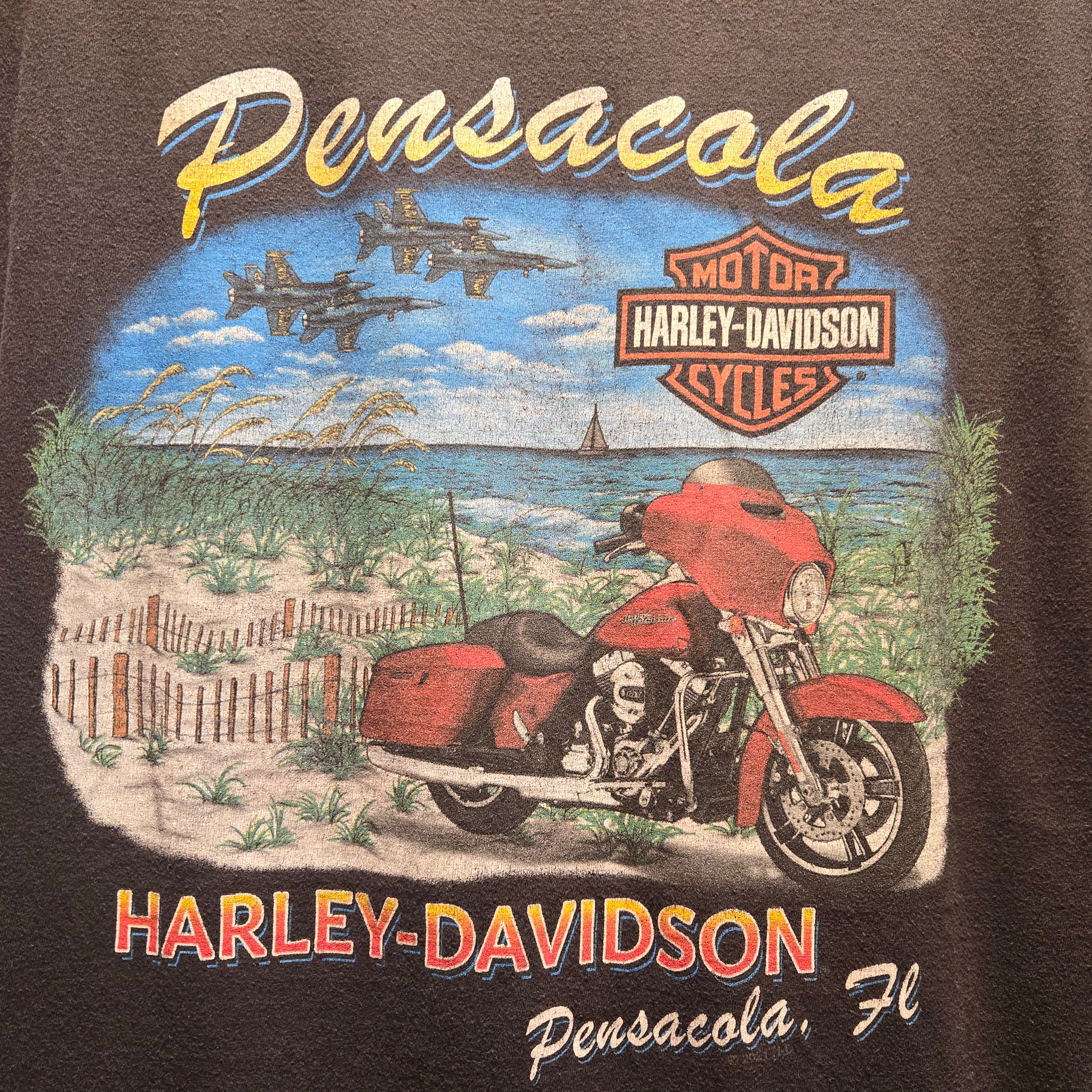 Harley Davidson 2021 Pensacola Black T-Shirt: XL