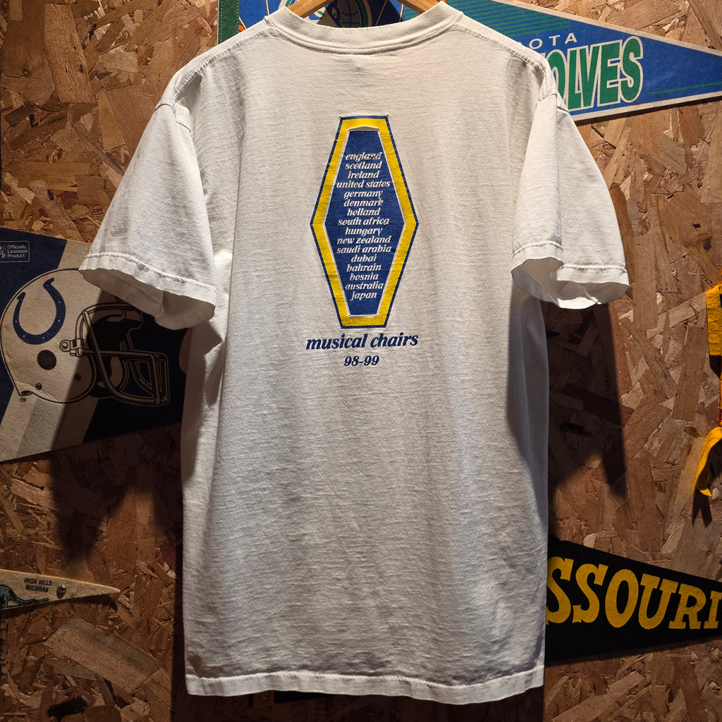 VTG 90's Hootie And The Blowfish European Tour White T-Shirt: XL