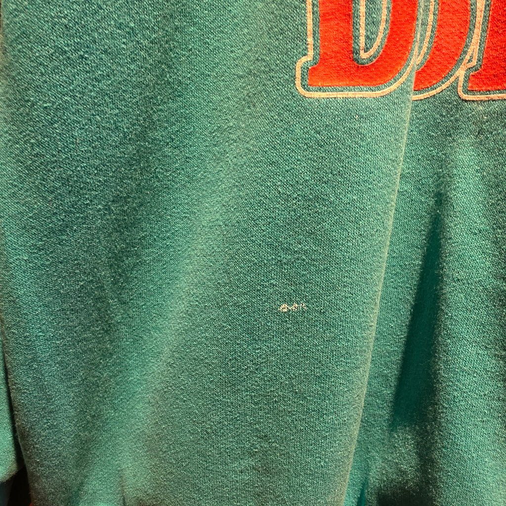 VTG Miami Dolphins Crew Neck Sweatshirt: XL